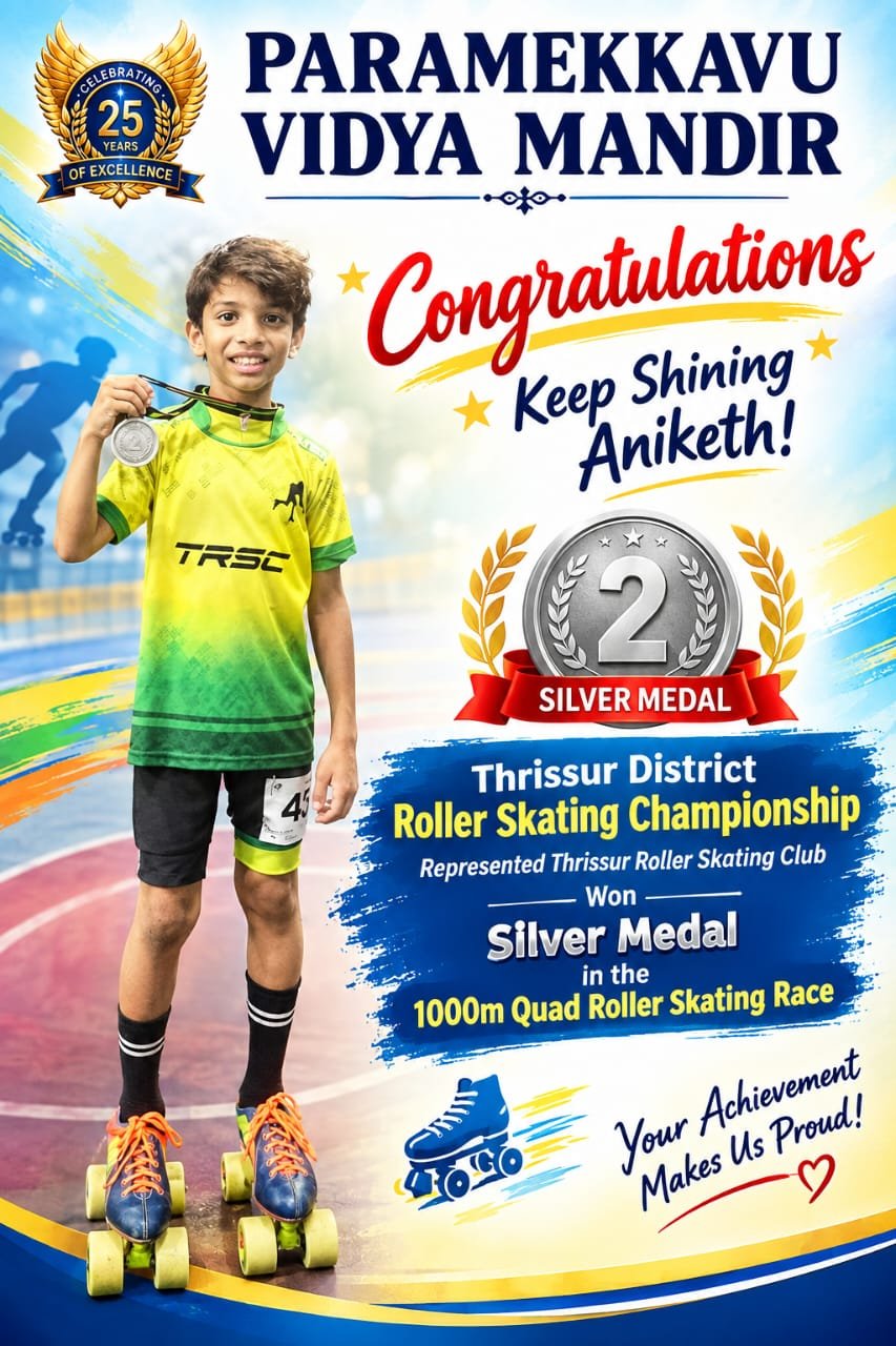 Thrissur District Roller Skating Championship Winner