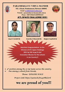Winners of ATL Space Challenge 2021